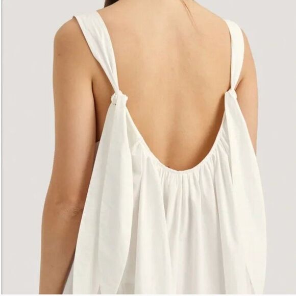 NAP Loungewear Dress Bunny Strap Cotton Tie Back Strap - Picture 3 of 12